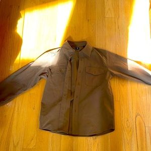 Uniqlo brown utility jacket size small